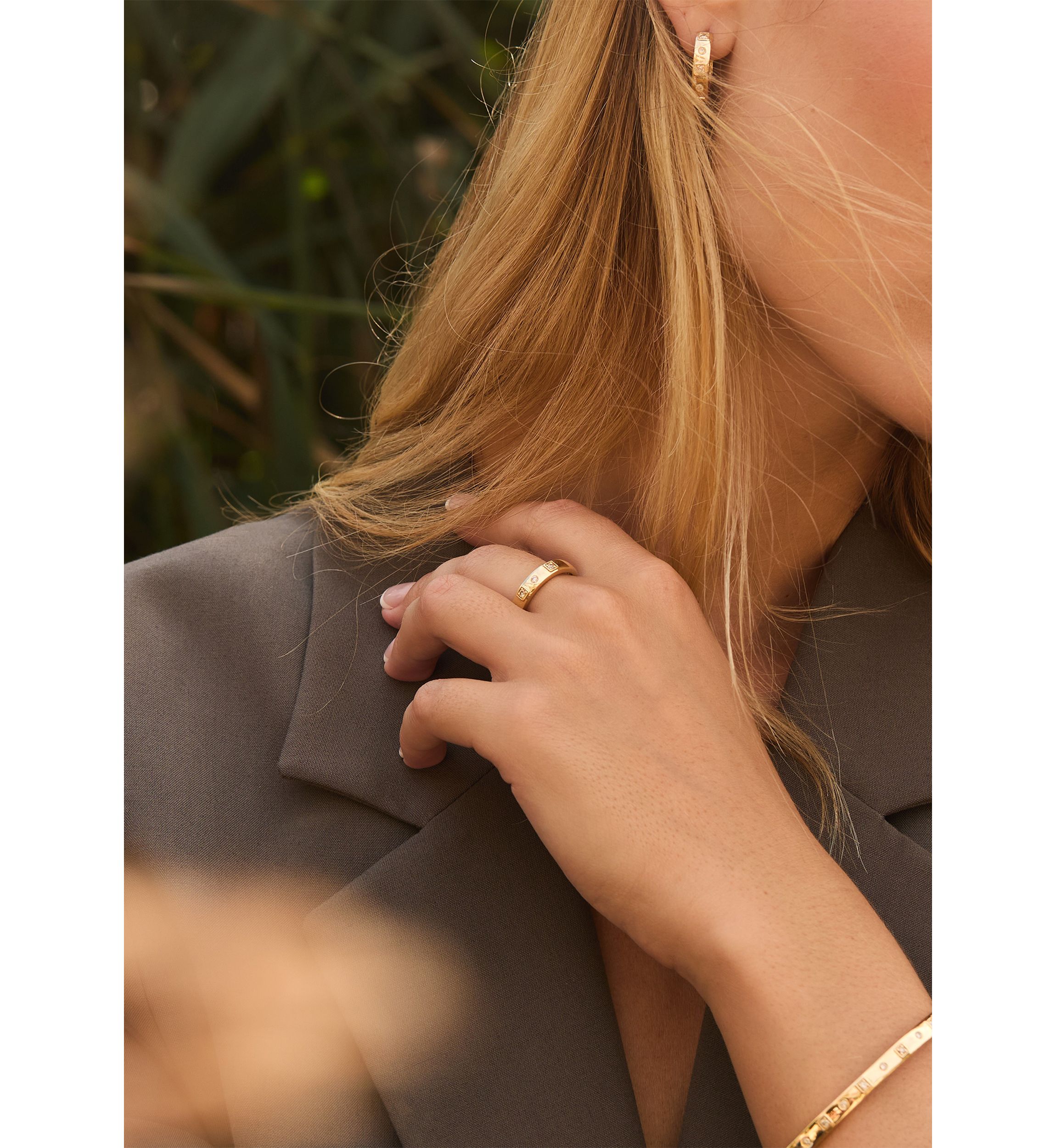 Bangle featuring 1/3 ct. t.w. Nude Diamonds™ set in 14K Honey Gold™