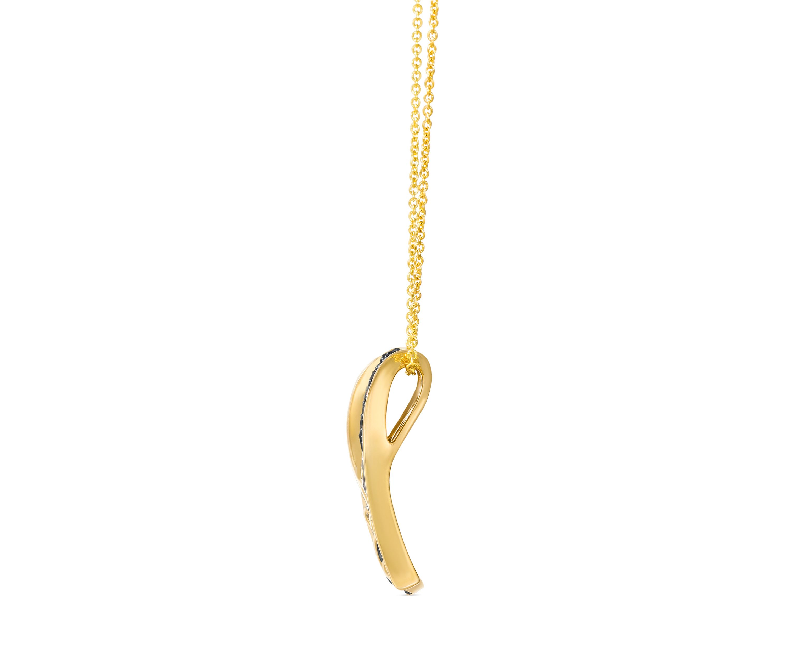 1/3 ct. t.w. Chocolate Diamonds® Chocolatier® Pendant Necklace in 14K Honey Gold™
