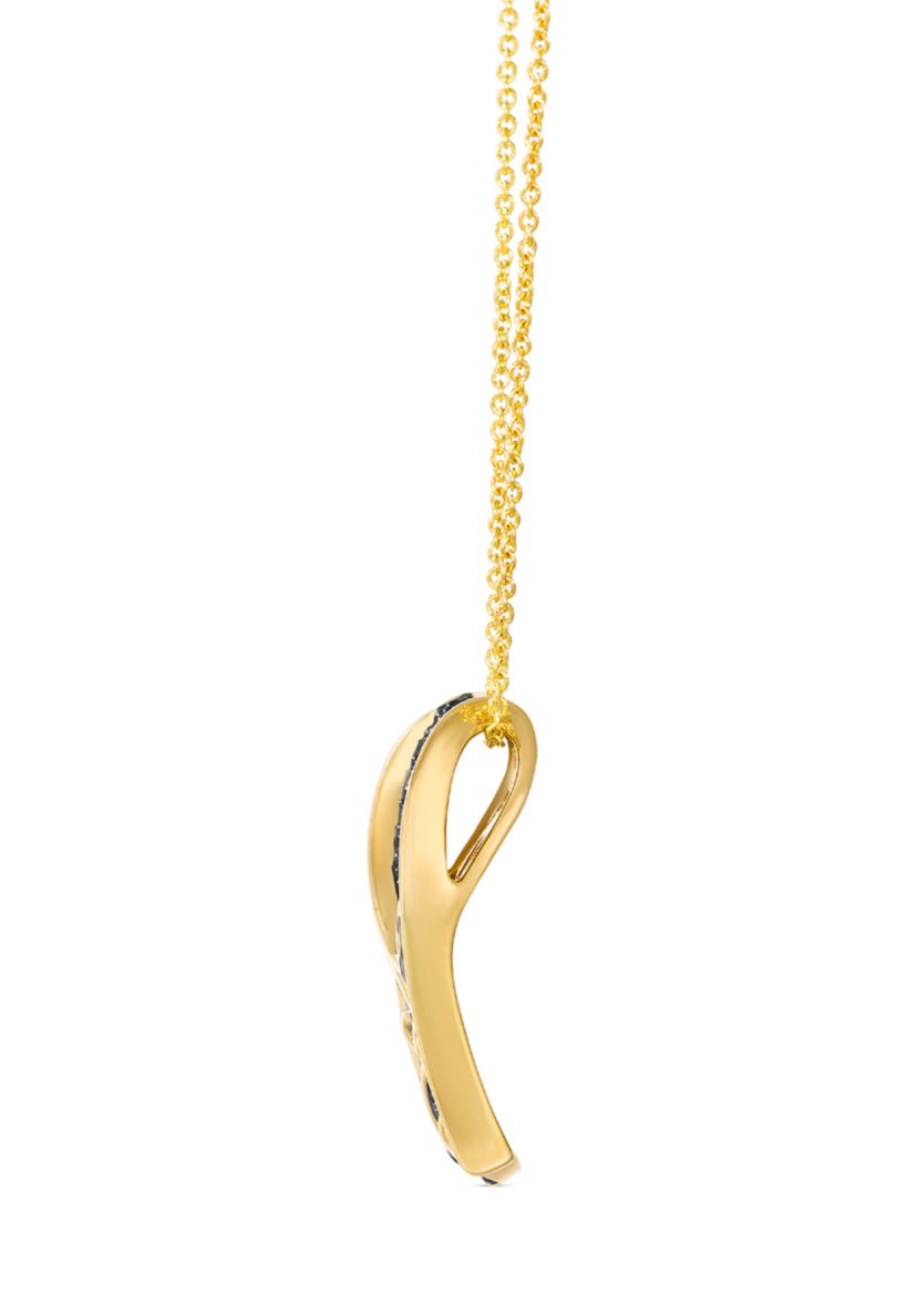 1/3 ct. t.w. Chocolate Diamonds® Chocolatier® Pendant Necklace in 14K Honey Gold™