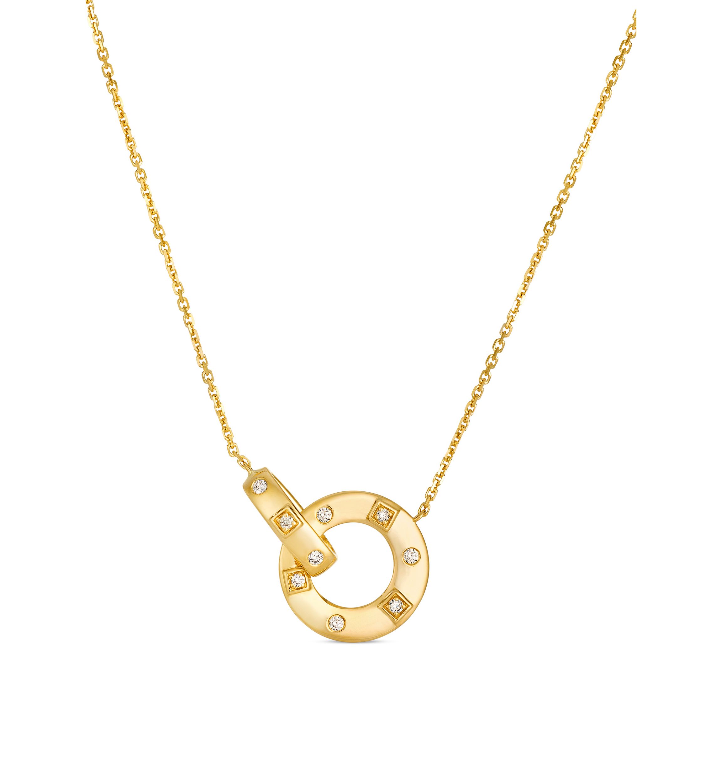  Adjustable Necklace featuring 1/10 ct. t.w. Nude Diamonds™  set in 14K Honey Gold™
