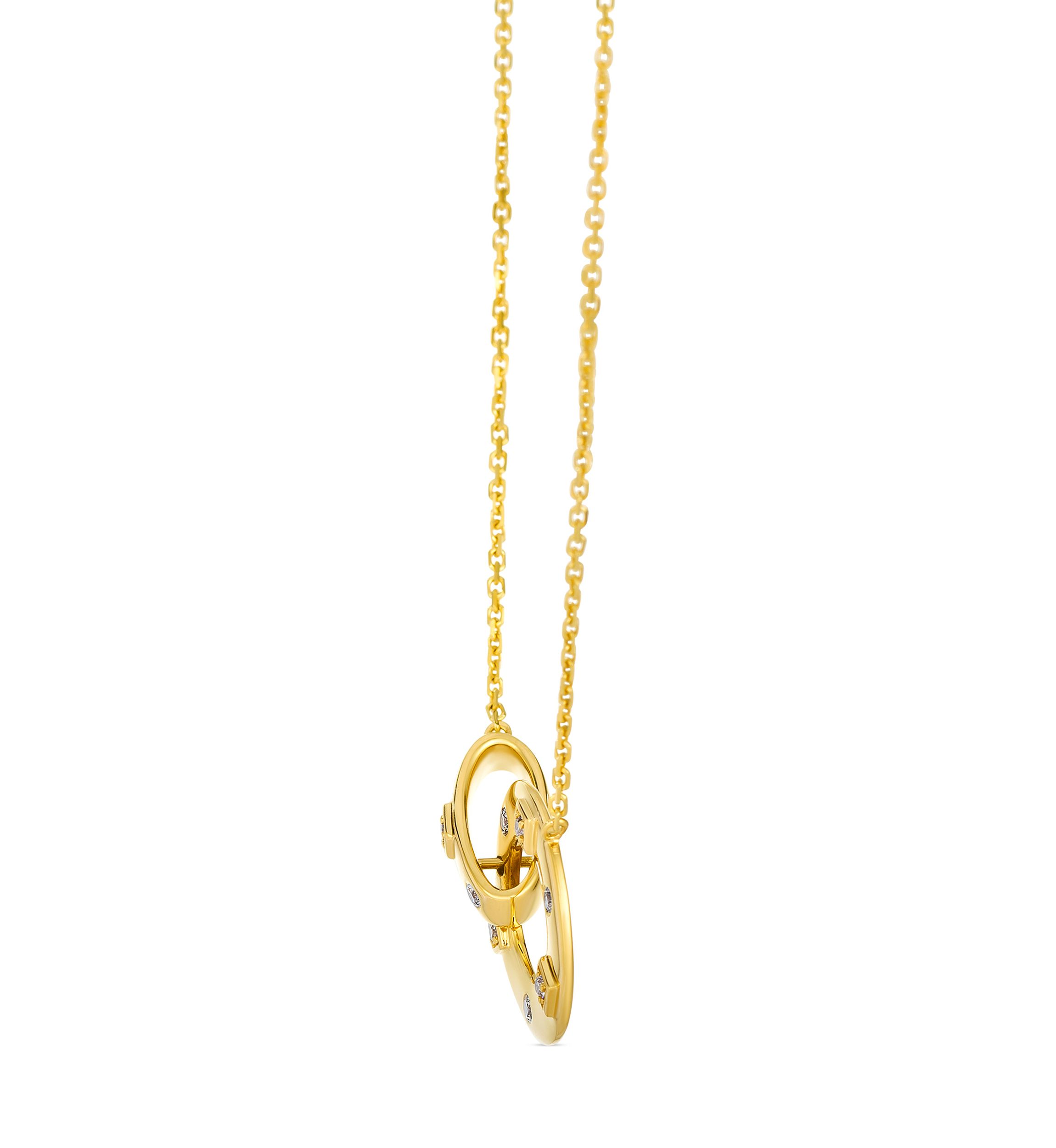  Adjustable Necklace featuring 1/10 ct. t.w. Nude Diamonds™  set in 14K Honey Gold™