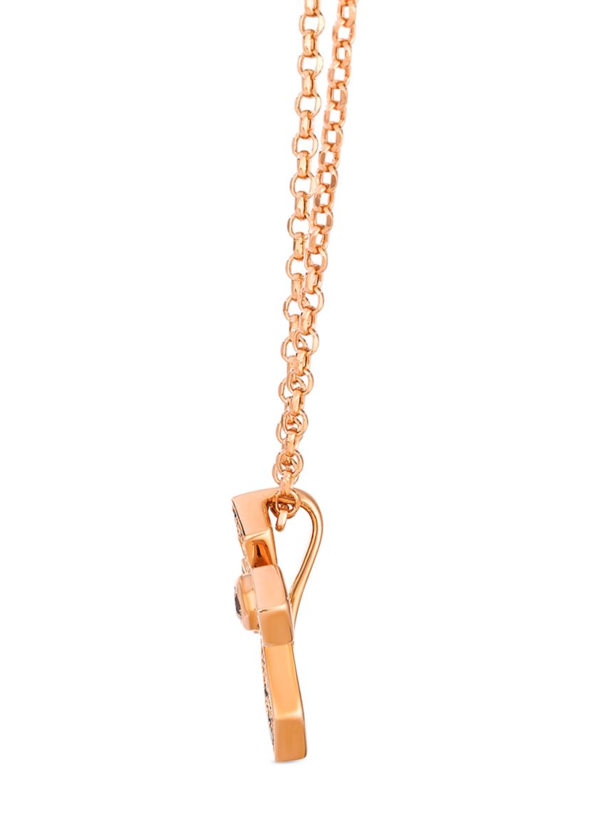 Pendant featuring 1/6 ct. t.w. Nude Diamonds™ set in 14K Strawberry Gold®