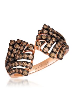 3/4 ct. t.w. Chocolate Diamond® Ring in 14K Strawberry Gold® 