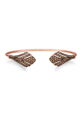 Le Vian 1.5 ct. t.w. Chocolate Diamonds Bangle Bracelet in 14K Strawberry Gold -  5400455WAUG65