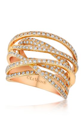 1.13 ct. t.w. Vanilla Diamond® Ring in 14K Strawberry Gold®