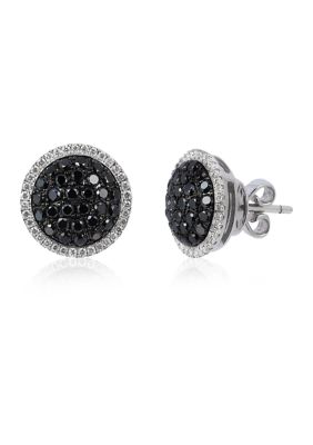 1 ct. t.w. Blackberry Diamonds®, 1/4 ct. t.w. Vanilla Diamonds® Earrings in 14K Vanilla Gold®