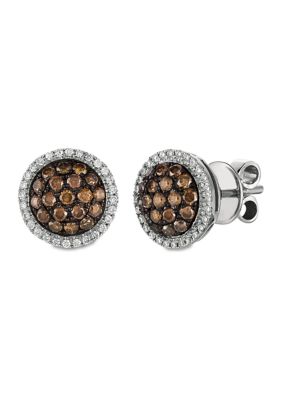 Le Vian 3/4 Ct. T.w. Diamond Diamond Earrings In 14K White Gold