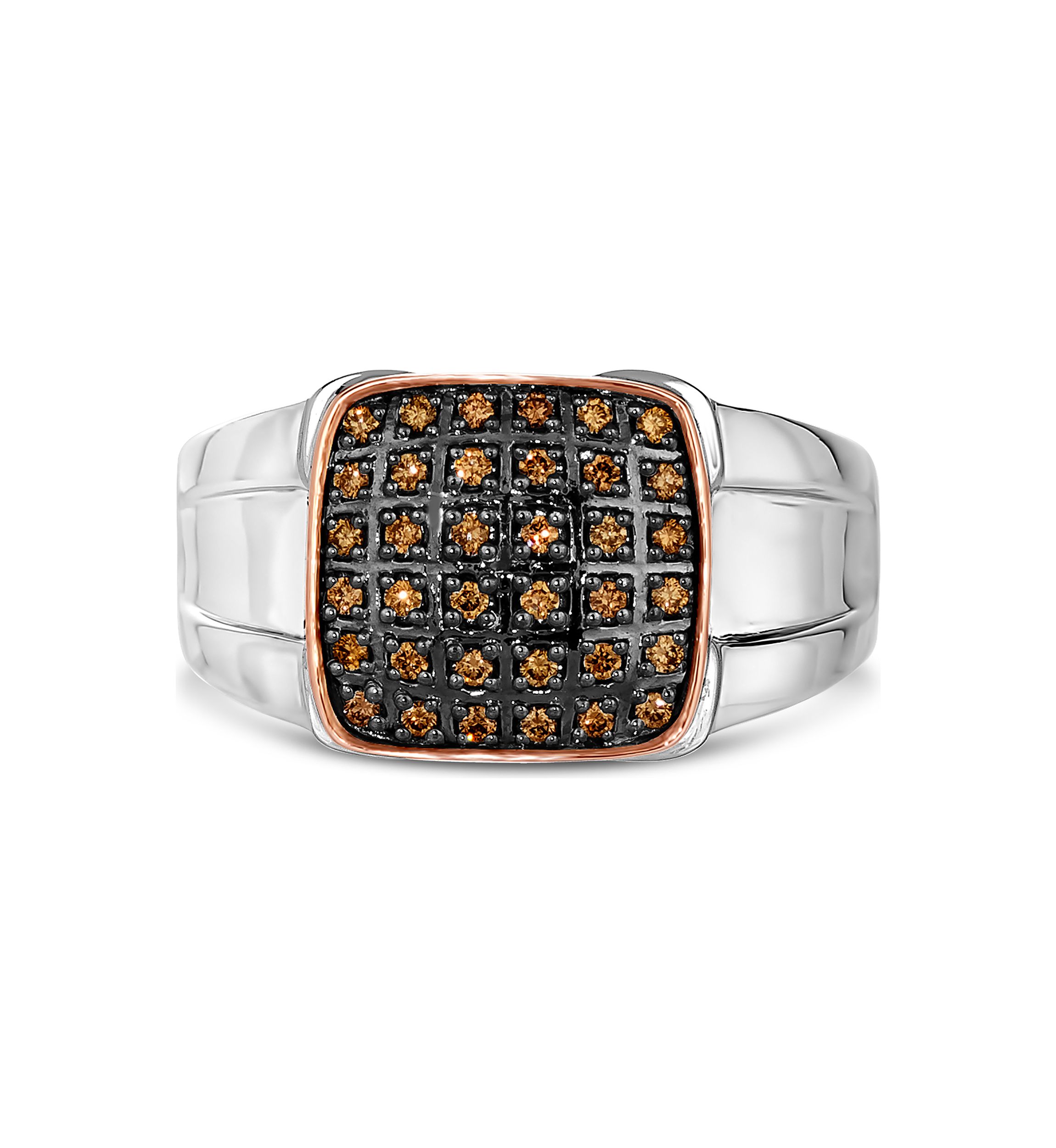 Chocolatier® Ring featuring 1/4 ct. t.w. Chocolate Diamonds® set in 14K Strawberry Gold®
