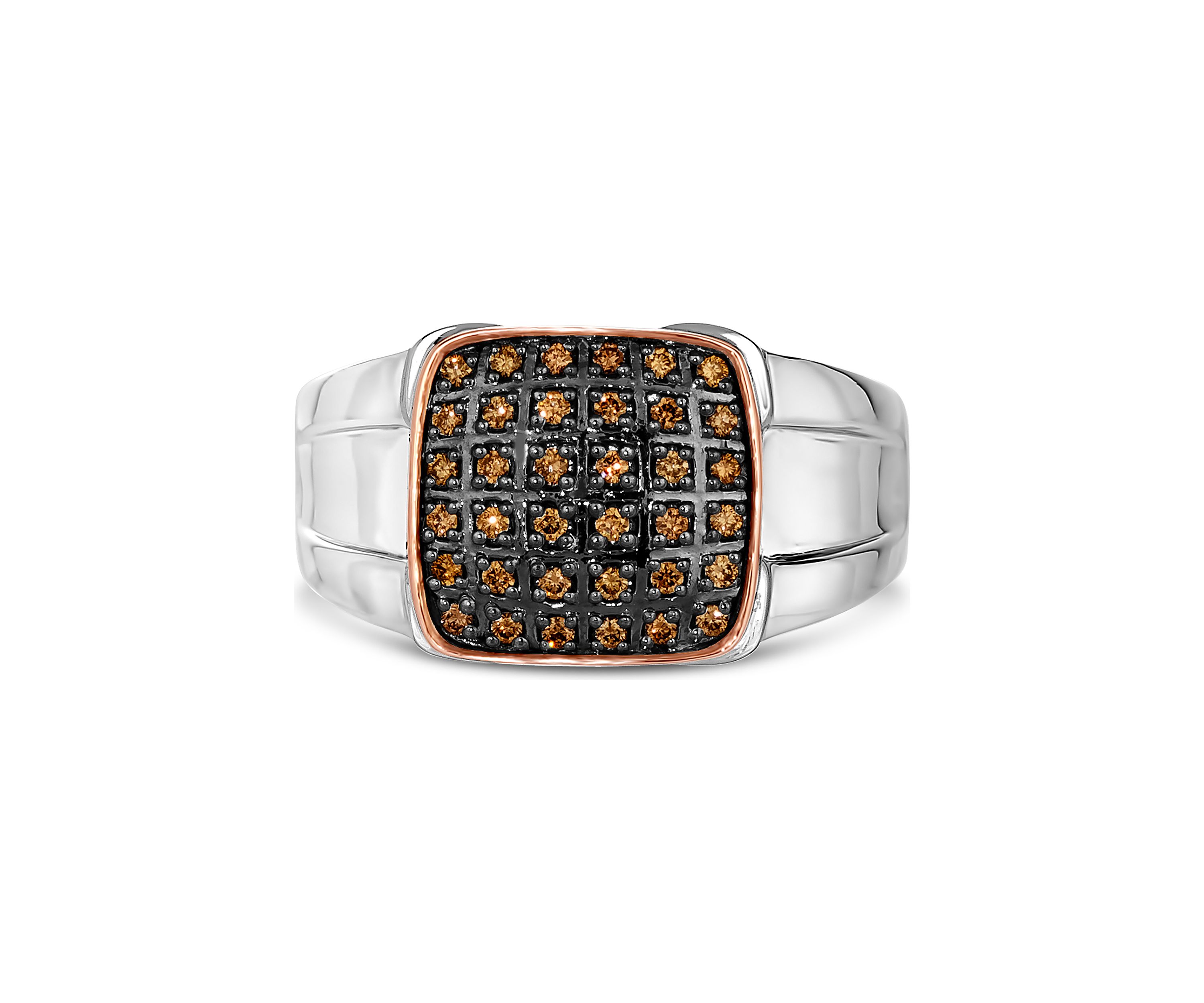 Chocolatier® Ring featuring 1/4 ct. t.w. Chocolate Diamonds® set in 14K Strawberry Gold®