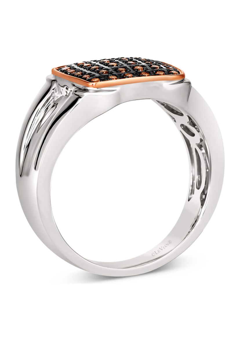 Chocolatier® Ring featuring 1/4 ct. t.w. Chocolate Diamonds® set in 14K Strawberry Gold®