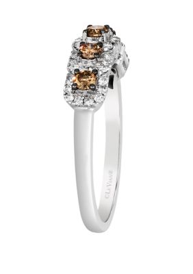 1/3 ct. t.w. Chocolate Diamonds®, 1/4 ct. t.w. Nude Diamonds™ Ring in 14K Vanilla Gold®