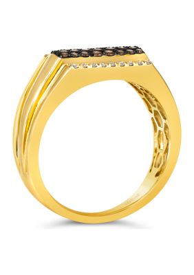 3/8 ct. t.w. Chocolate Diamonds®, 1/6 ct. t.w. Nude Diamonds™ Ring in 14K Honey Gold™