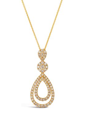 1 ct. t.w. Nude Diamonds™ Pendant Necklace in 14K Honey Gold™