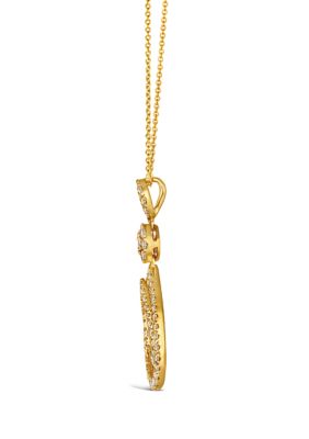 1 ct. t.w. Nude Diamonds™ Pendant Necklace in 14K Honey Gold™