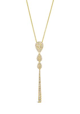 1/2 ct. t.w. Nude Diamonds™ Pendant Necklace in 14K Honey Gold™