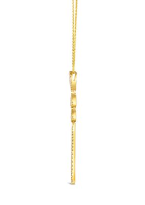 1/2 ct. t.w. Nude Diamonds™ Pendant Necklace in 14K Honey Gold™