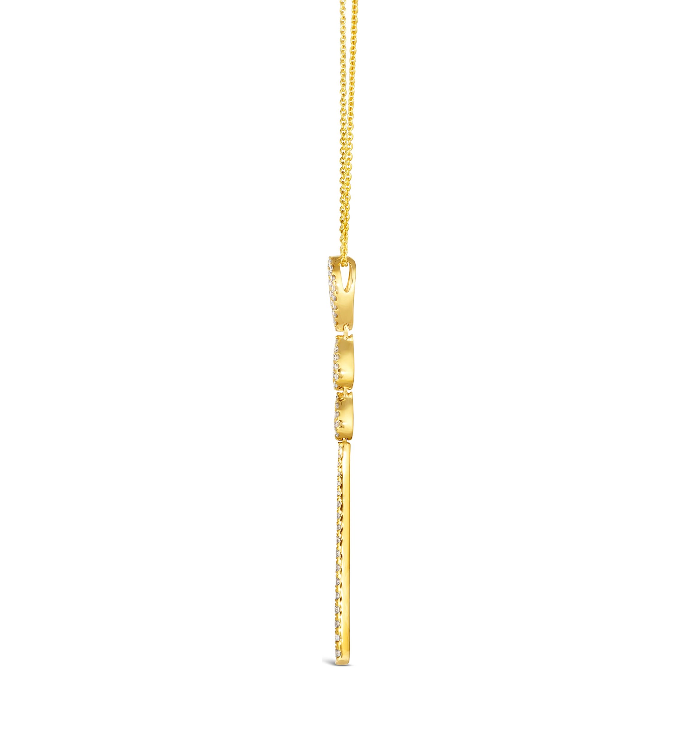1/2 ct. t.w. Nude Diamonds™ Pendant Necklace in 14K Honey Gold™