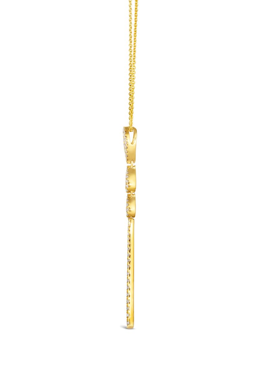 1/2 ct. t.w. Nude Diamonds™ Pendant Necklace in 14K Honey Gold™