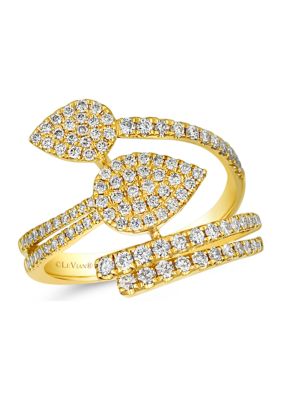  Ring featuring 3/4 ct. t.w. Nude Diamonds™ set in 14K Honey Gold™