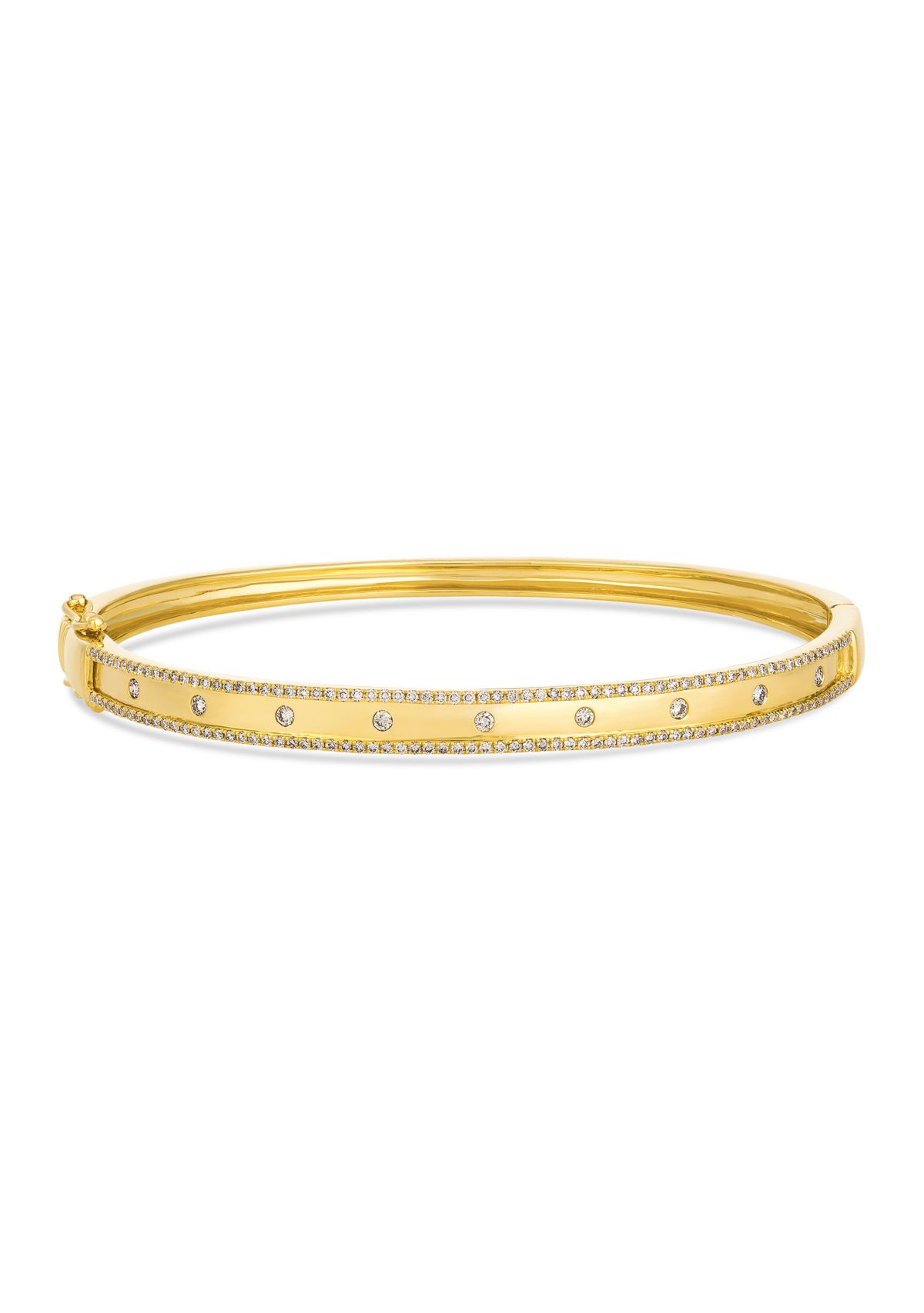 Bangle featuring 3/4 ct. t.w. Nude Diamonds™ set in 14K Honey Gold™