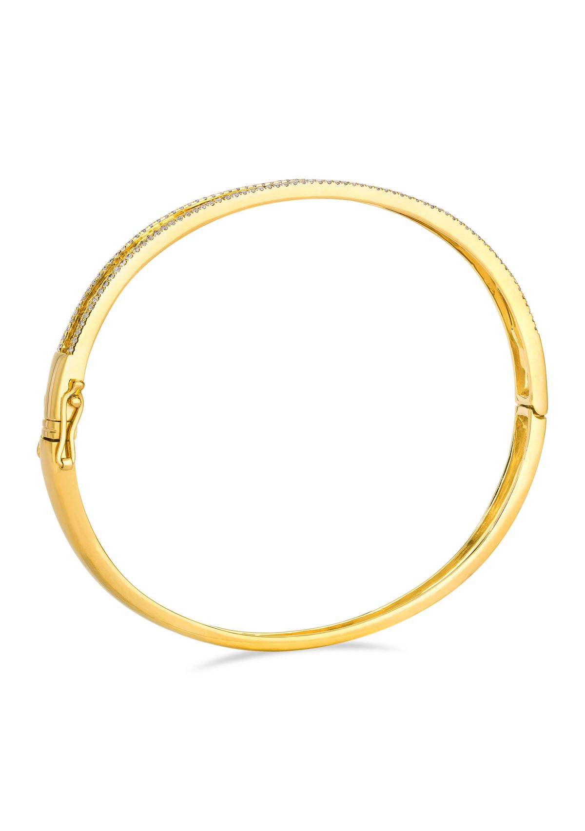 Bangle featuring 3/4 ct. t.w. Nude Diamonds™ set in 14K Honey Gold™
