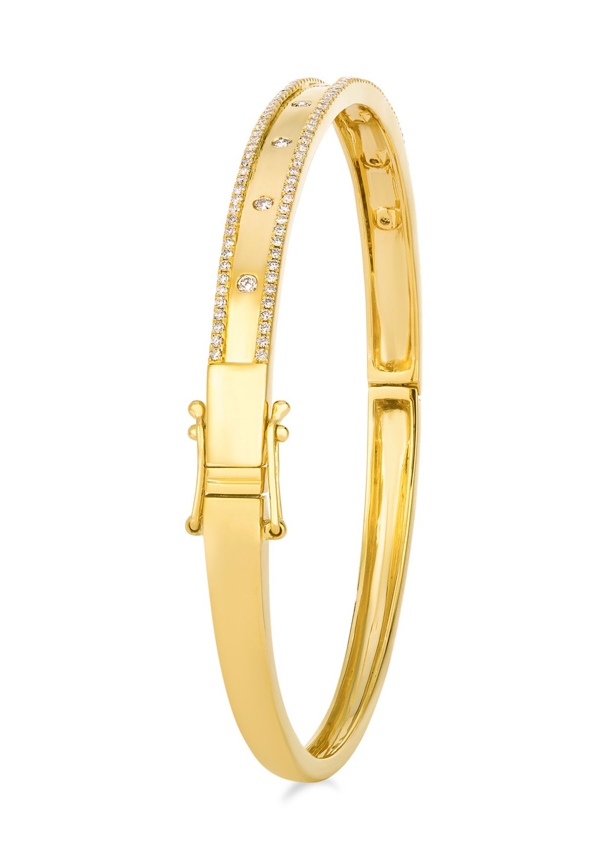 Bangle featuring 3/4 ct. t.w. Nude Diamonds™ set in 14K Honey Gold™