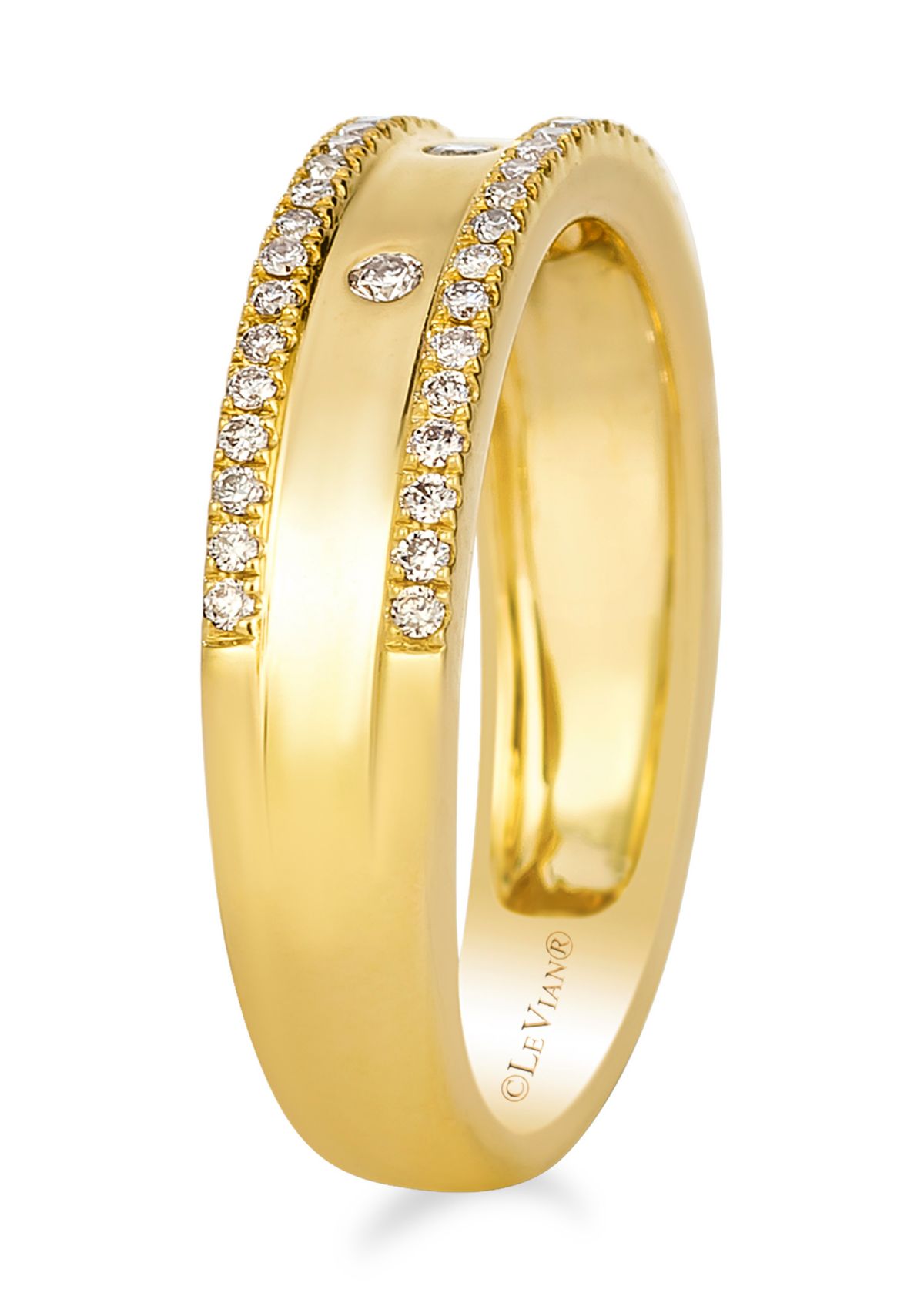 Ring featuring 1/4 ct. t.w. Nude Diamonds™ set in 14K Honey Gold™