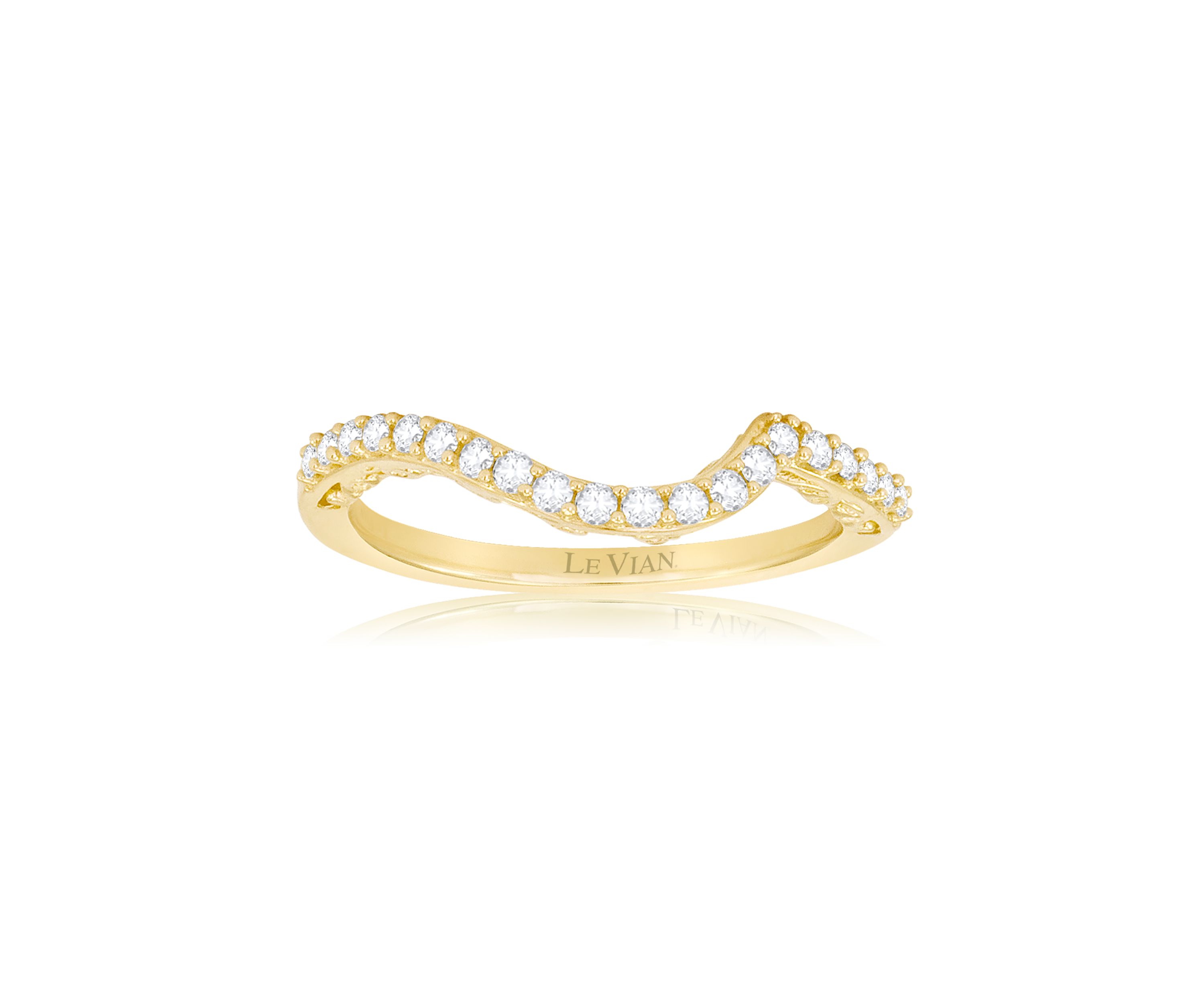 1/5 ct. t.w. Diamond Ring in 14K Yellow Gold 
