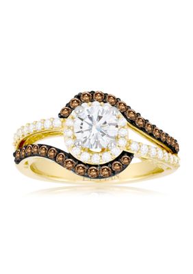 Belk chocolate clearance diamond ring