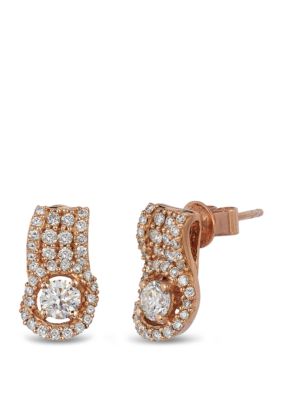 3/4 ct. t.w. Vanilla Diamonds® Earrings in 14k Strawberry Gold®