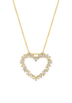 1/2 ct. t.w. Nude Diamonds™ Heart Pendant Necklace in 14k Honey Gold™ 