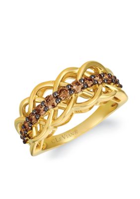 3/4 ct. t.w. Chocolate Diamonds® Ring in 14k Honey Gold™