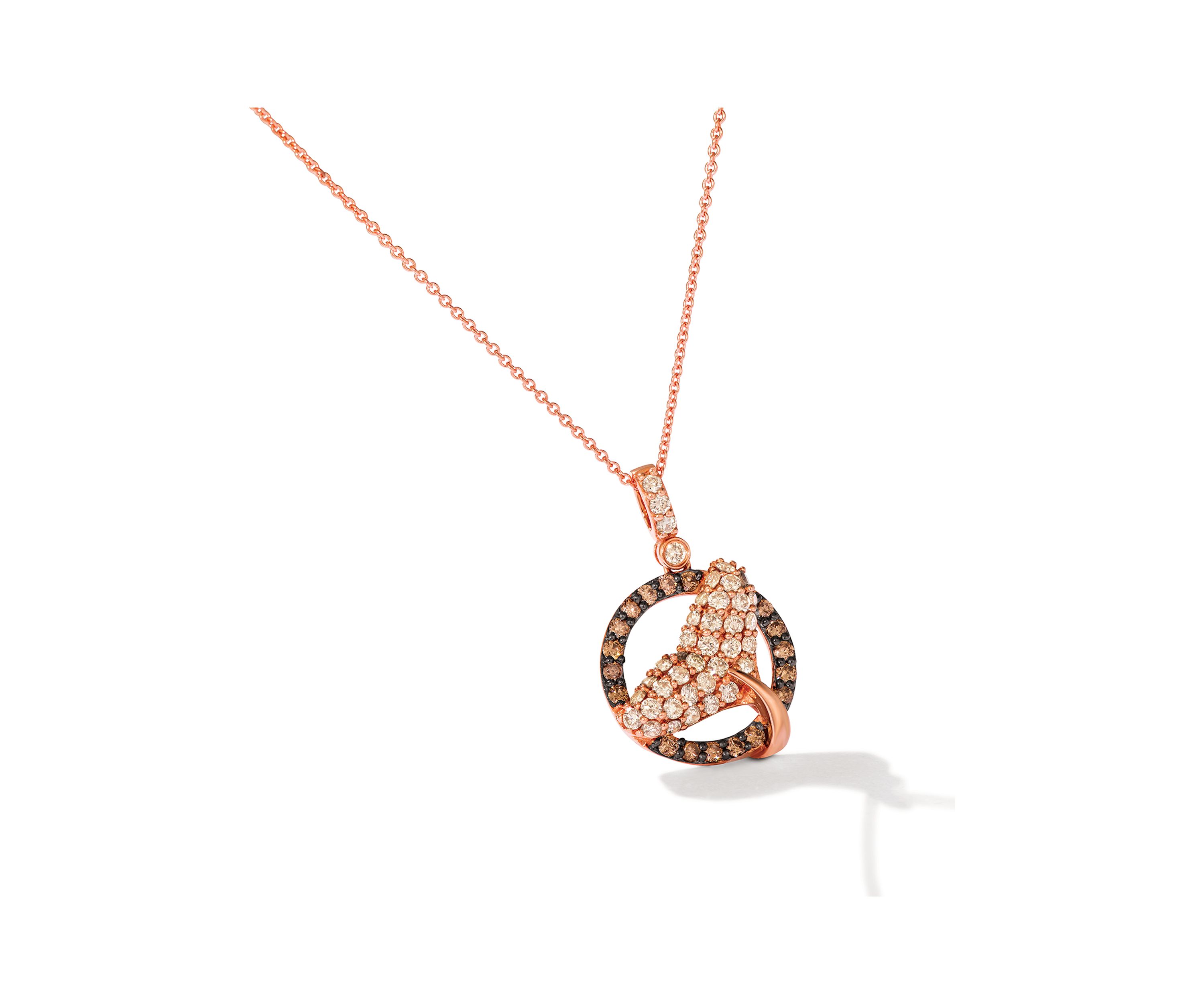 1 ct. t.w. Chocolate Diamonds® and Vanilla Diamonds® Pendant Necklace in