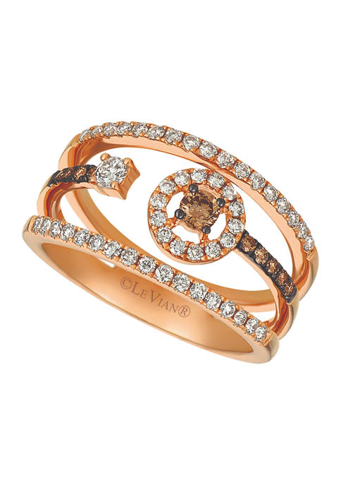 Le Vian® 3/4 ct. t.w. Diamond Ring in 14K Rose Gold | belk