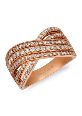 7/8 ct. t.w. Diamond Ring in 14k Rose Gold 
