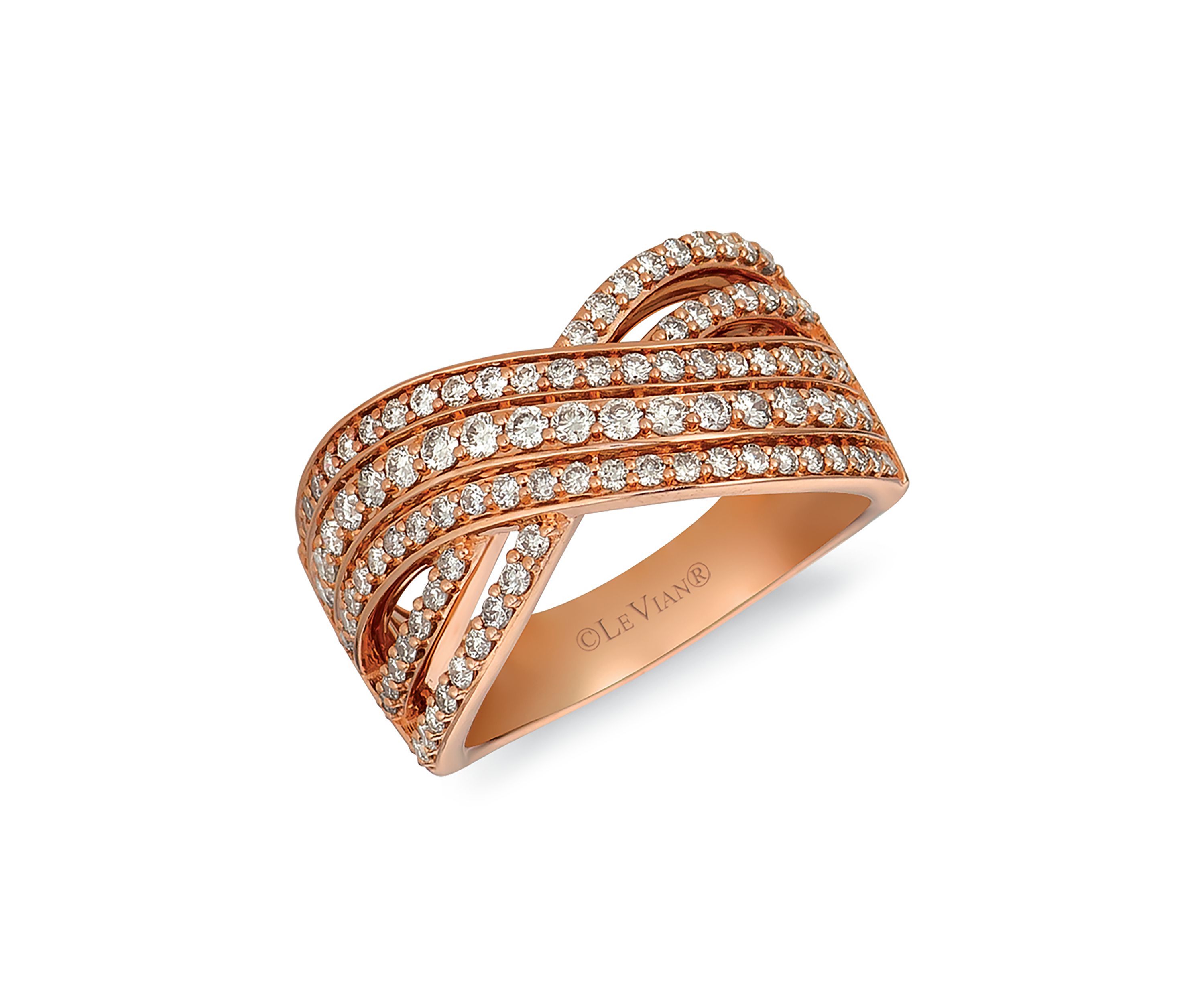 7/8 ct. t.w. Diamond Ring in 14k Rose Gold 
