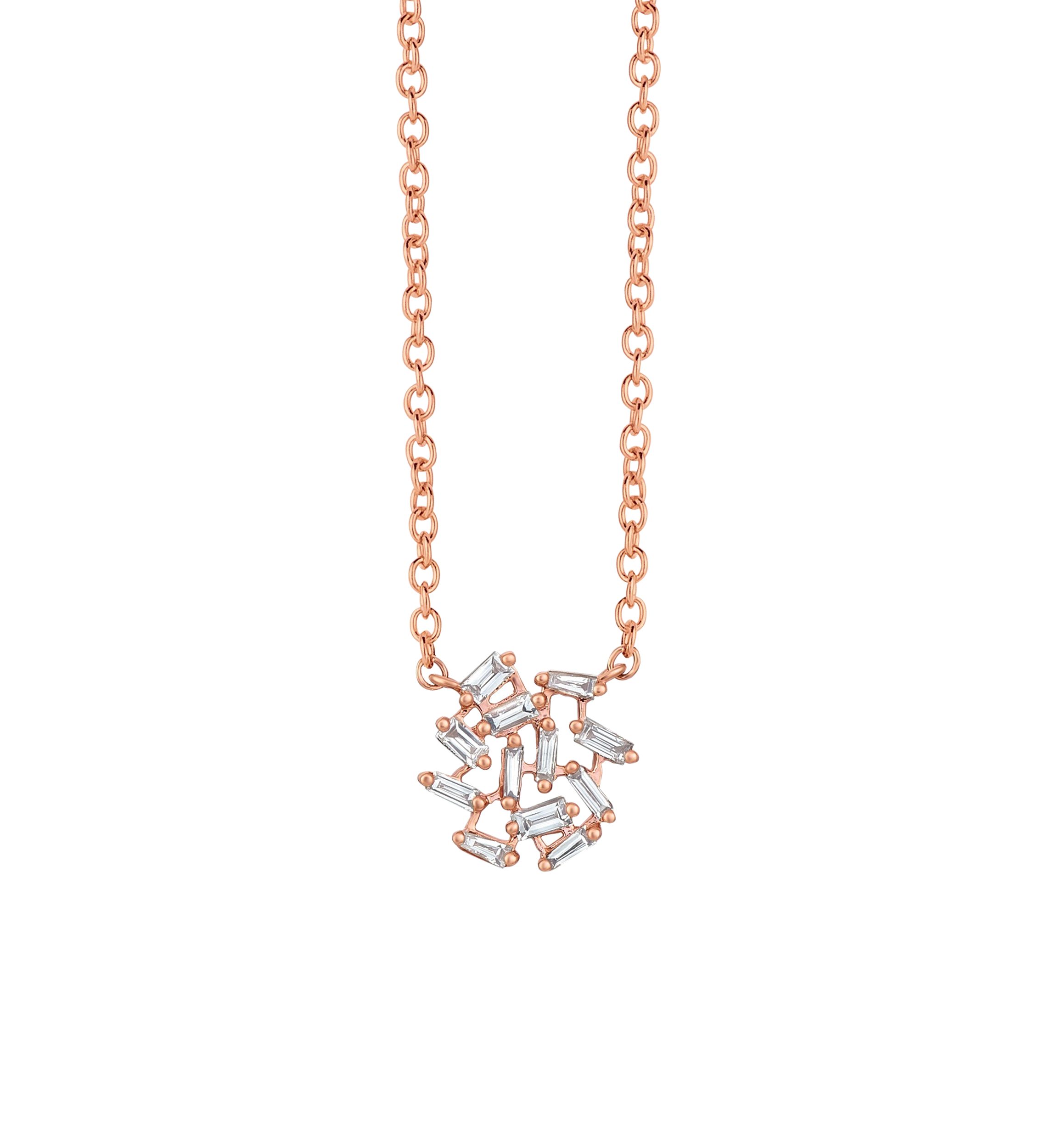 Adjustable Necklace featuring 1/4 ct. t.w. Nude Diamonds™ in 14K Strawberry Gold®