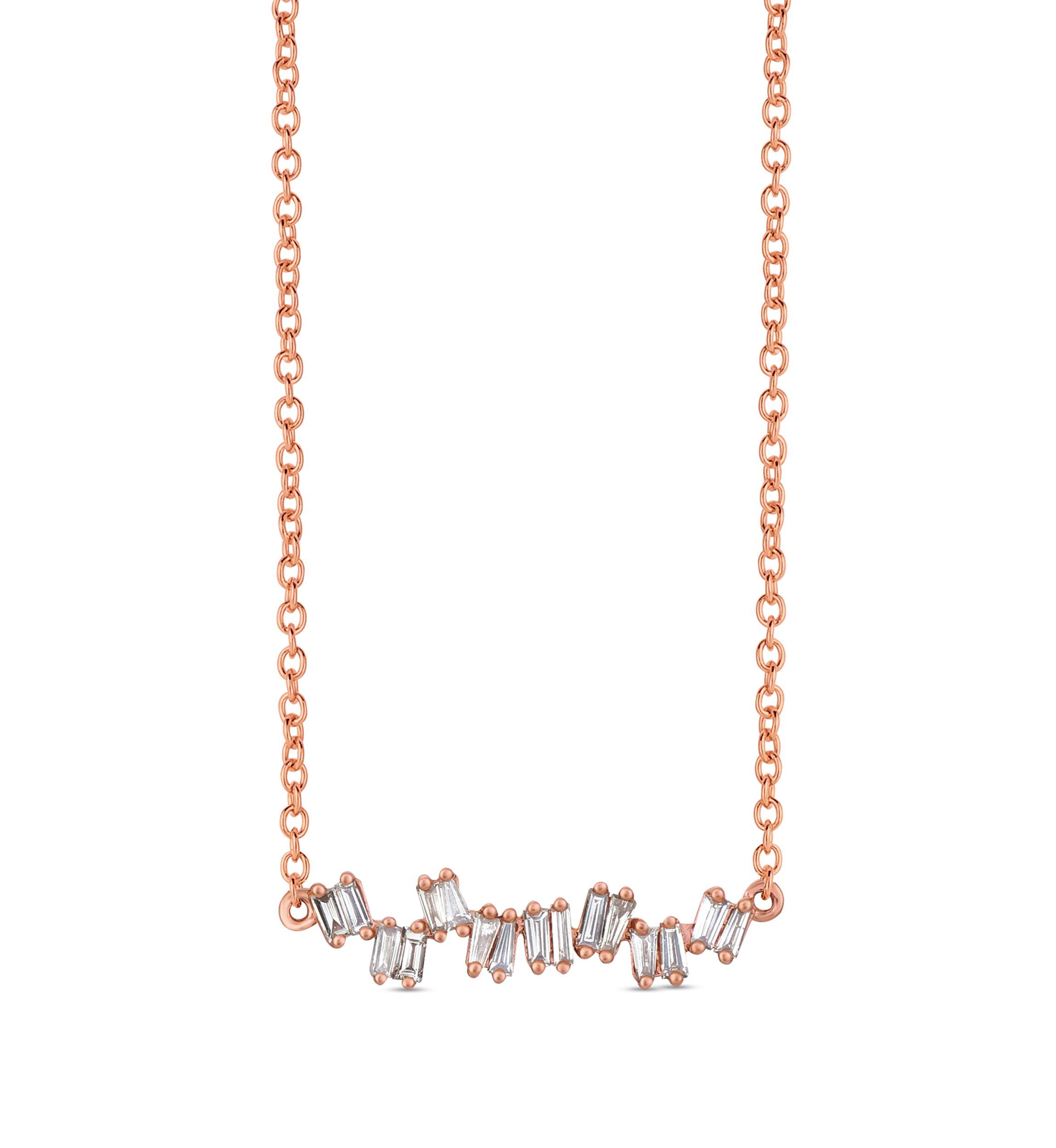 1/3 ct. t.w. Nude Diamonds™ Adjustable Necklace in 14K Strawberry Gold®