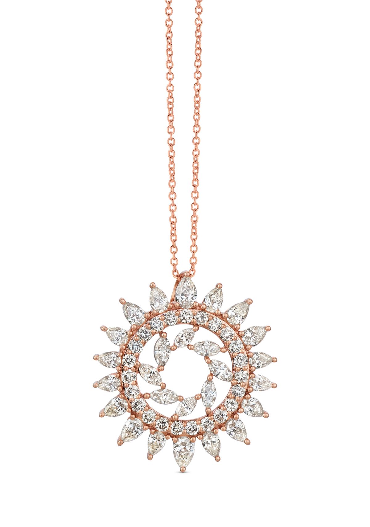 1.87 ct. t.w. Nude Diamonds™ Pendant Necklace in 14K Strawberry Gold®