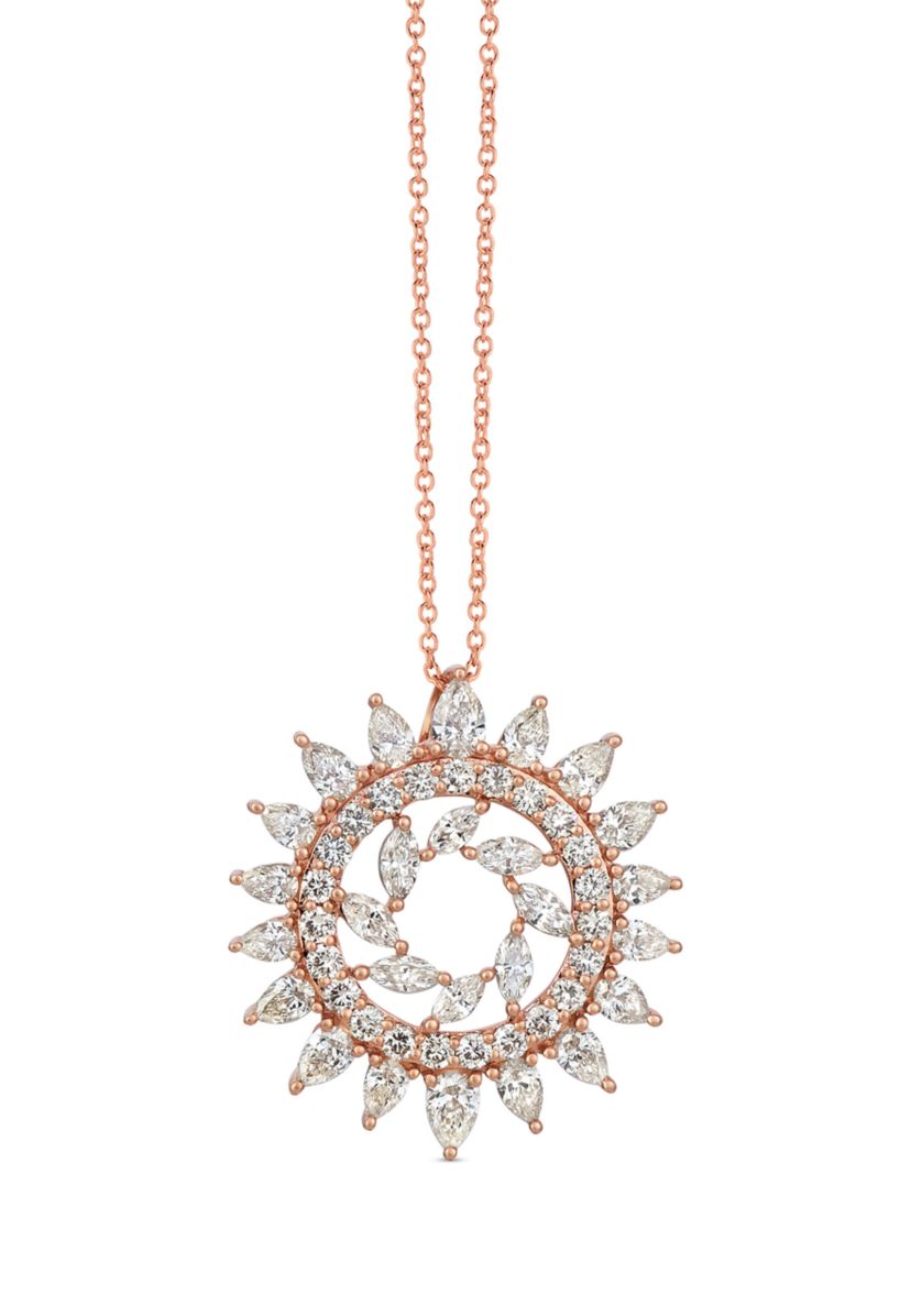 1.87 ct. t.w. Nude Diamonds™ Pendant Necklace in 14K Strawberry Gold®