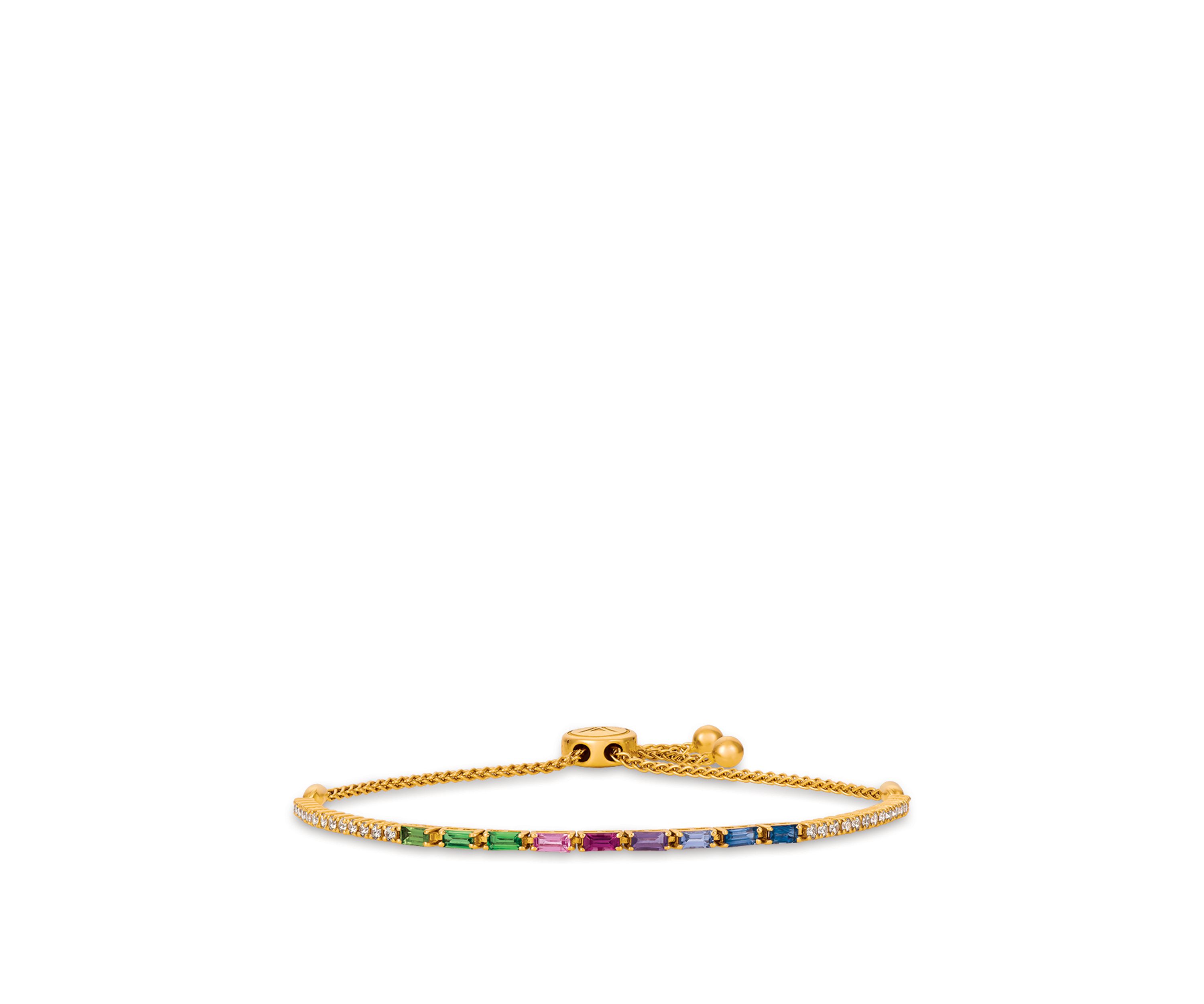 1.69 ct. t.w. Multi Gem Bracelet in 14K Yellow Gold  