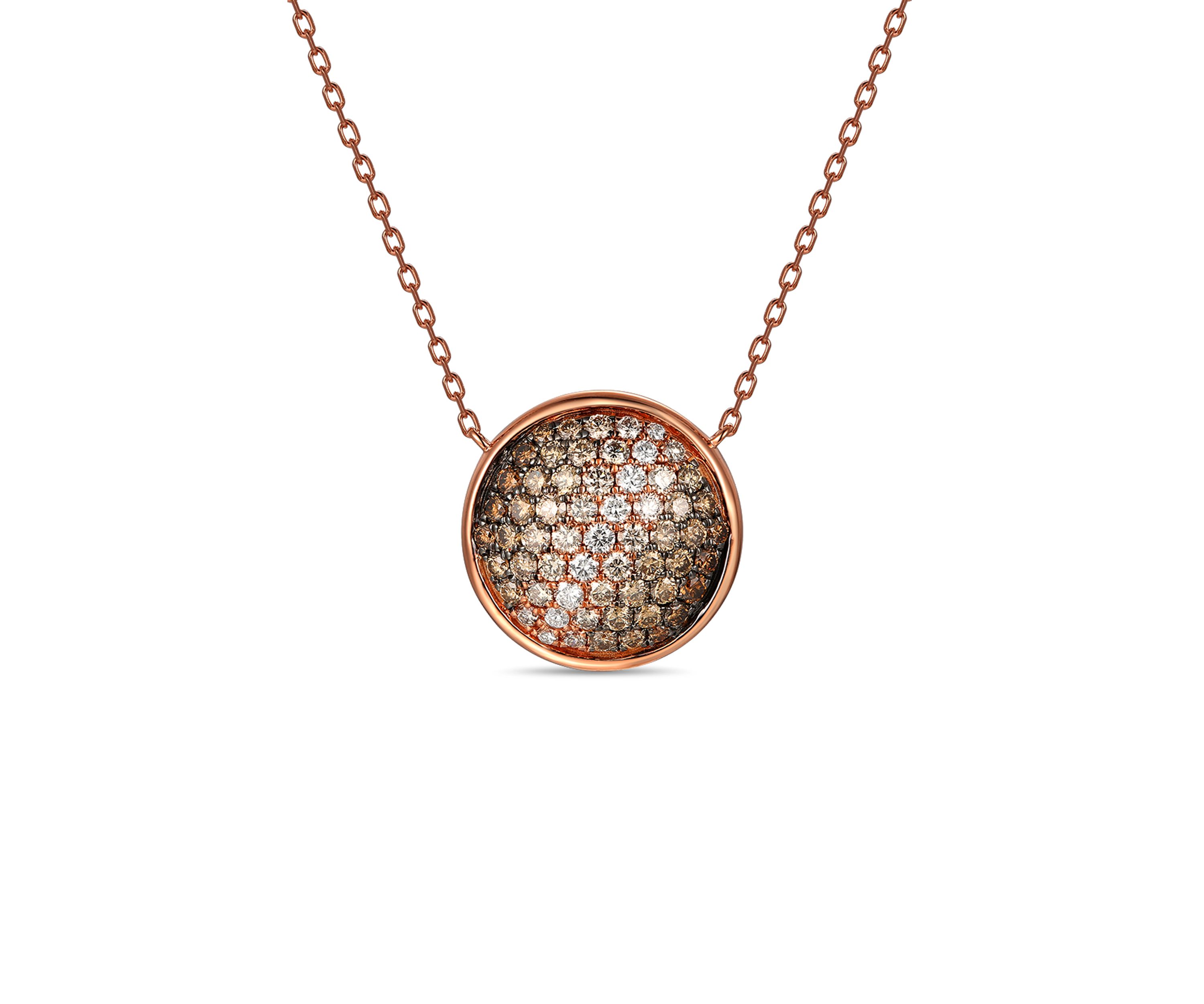 1.31 ct. t.w. Diamond Pendant Necklace in 14k Rose Gold