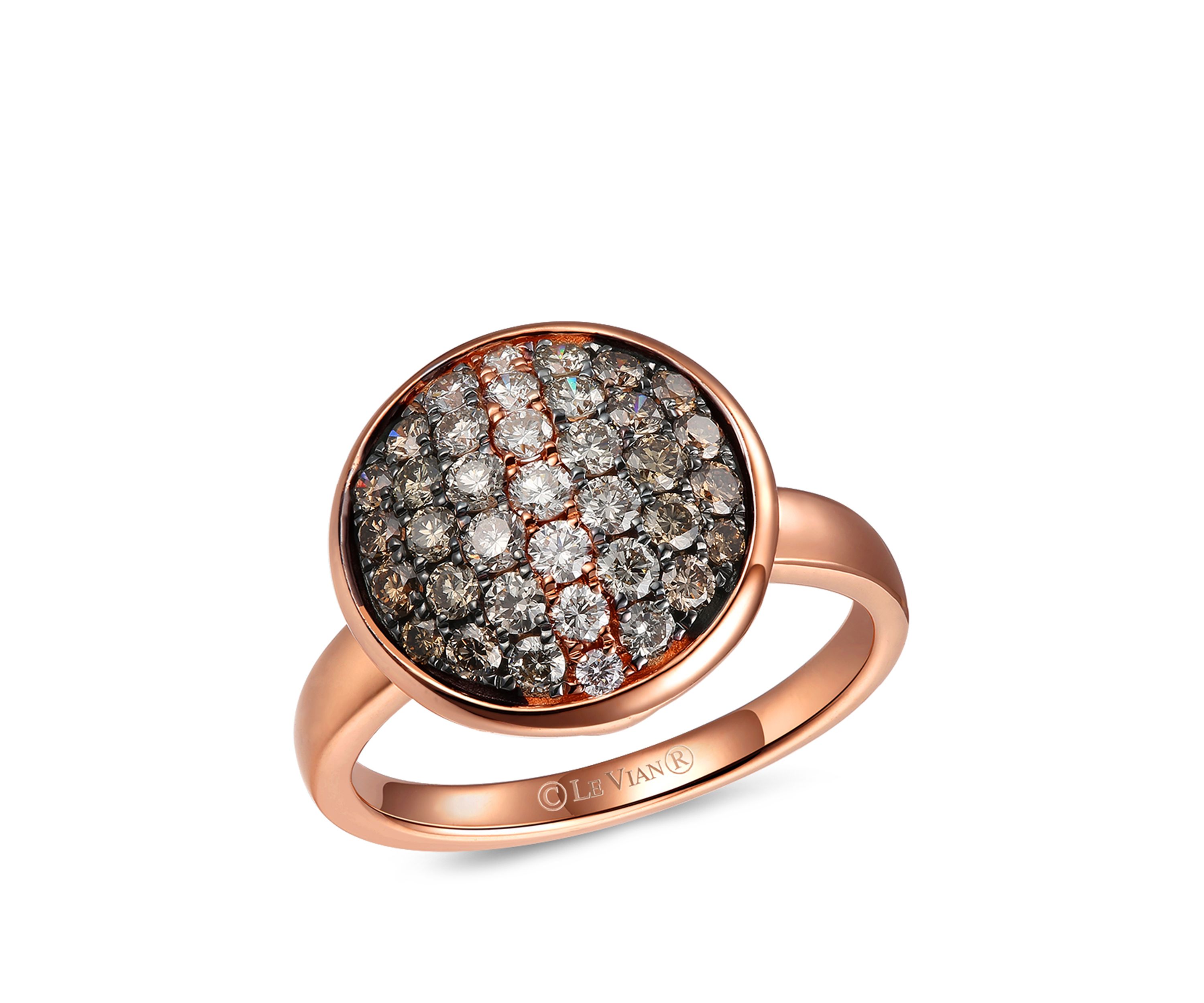 7/8 ct. t.w. Diamond Ring in 14k Rose Gold 