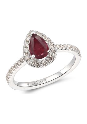 Ring Featuring  5/8 ct. t.w. Passion Ruby™ and 3/8 ct. t.w. Nude Diamonds™  in 14K Vanilla Gold®