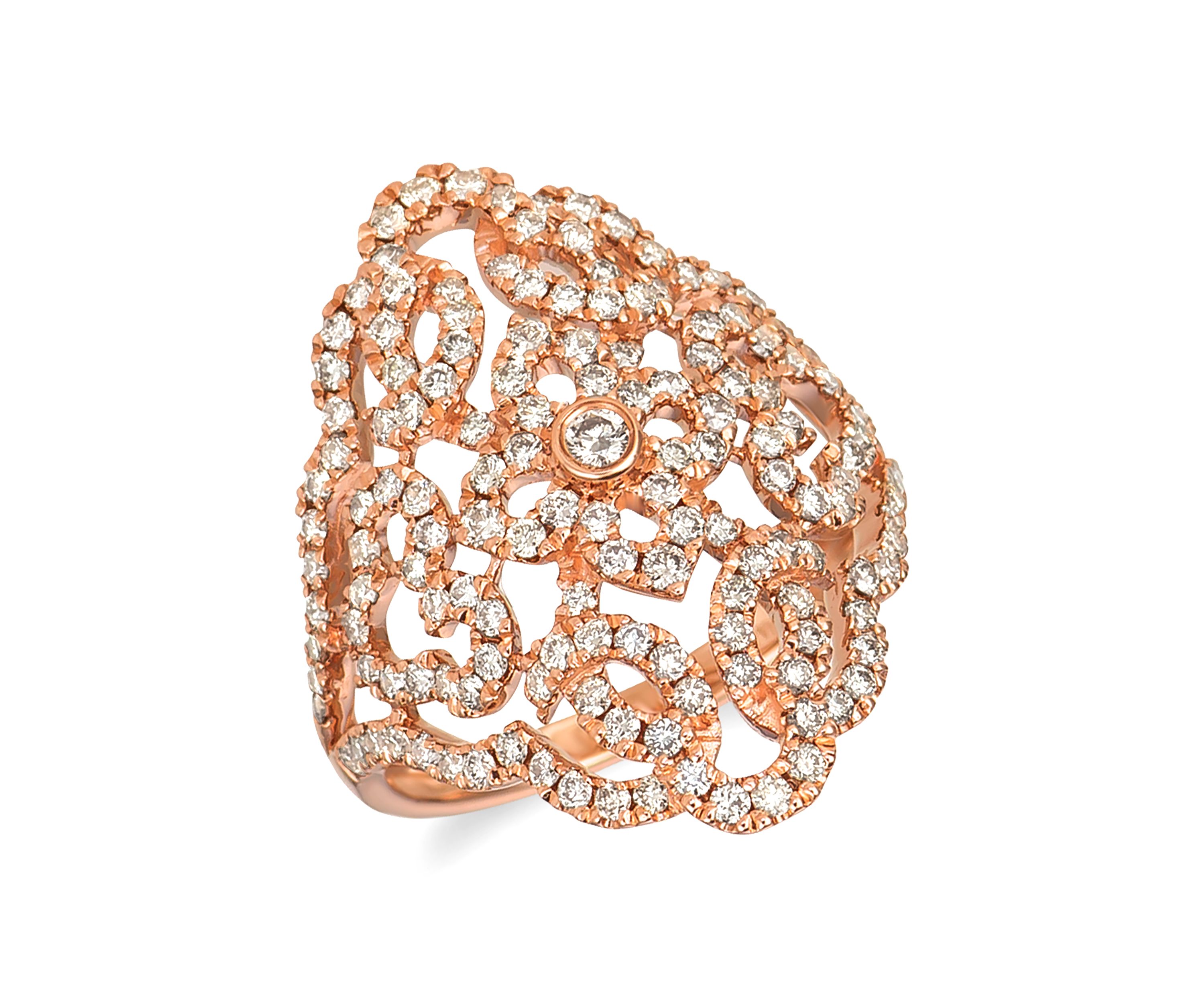 1.17 ct. t.w. Vanilla Diamond® Ring in 14K Strawberry Gold®