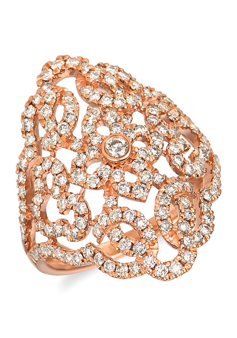 1.17 ct. t.w. Vanilla Diamond® Ring in 14K Strawberry Gold®