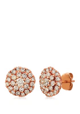 1 ct. t.w. Nude Diamonds™ Earrings in 14K Strawberry Gold®