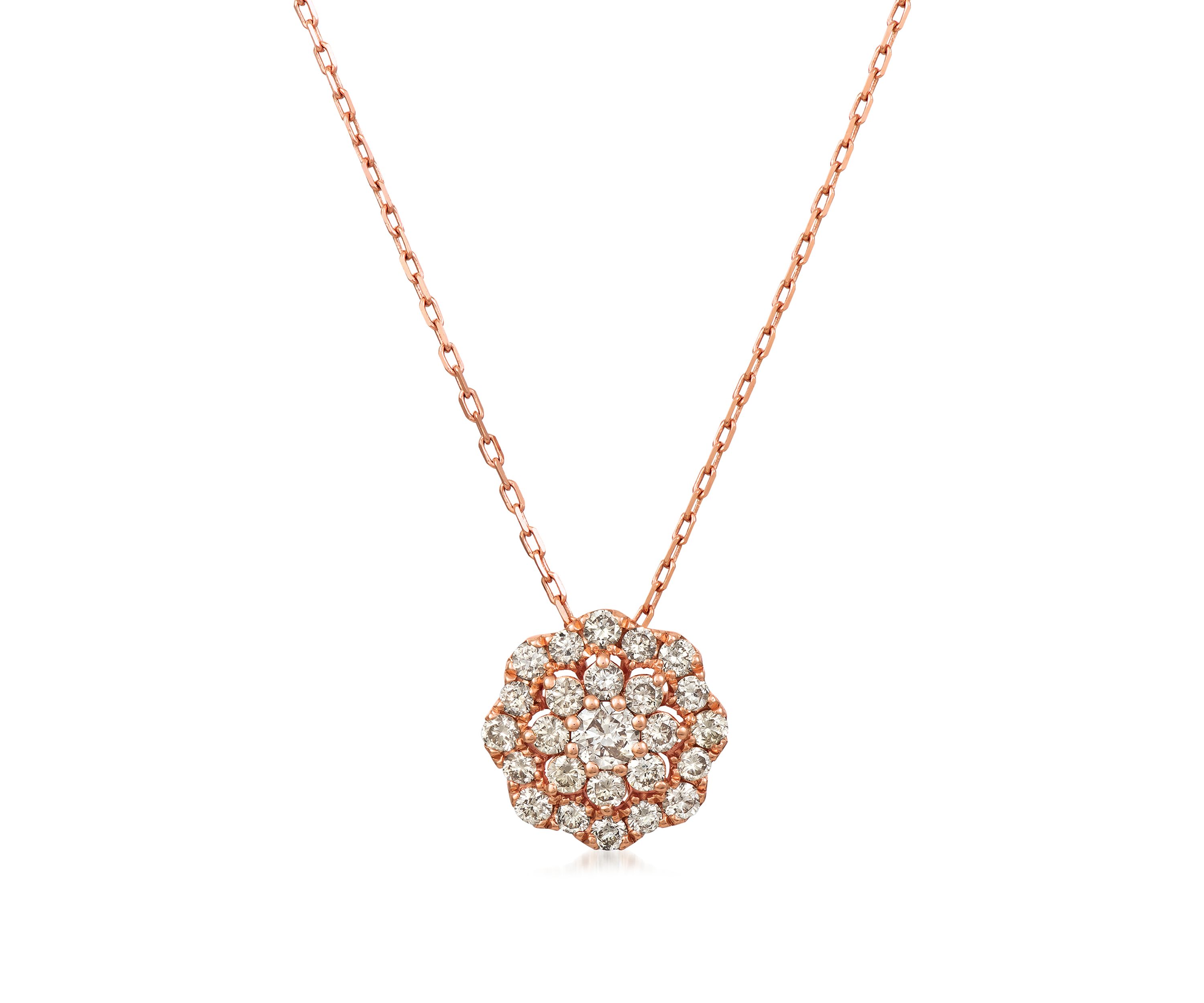 5/8 ct. t.w. Nude Diamonds™ Necklace in 14K Strawberry Gold®
