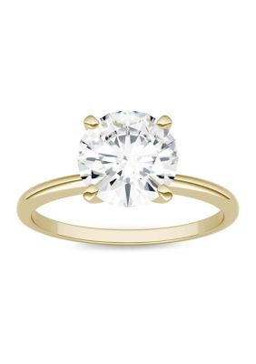 Charles & Colvard 1.9 Ct. T.w. Moissanite Solitaire Ring In 14K Yellow Gold