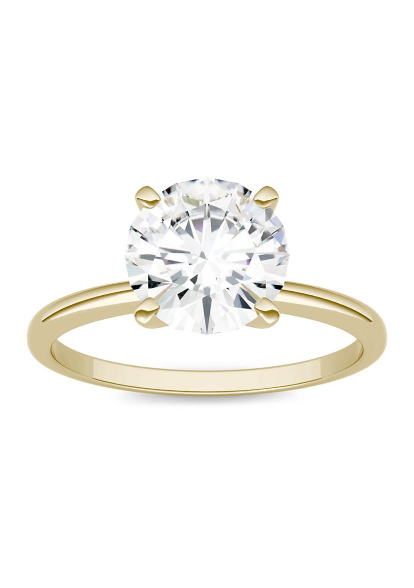 1.9 ct. t.w. Moissanite Solitaire Ring in 14K Yellow Gold